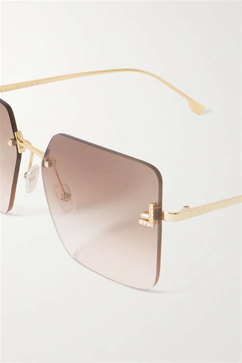 fendi gold mirror sunglasses|fendi sunglasses original.